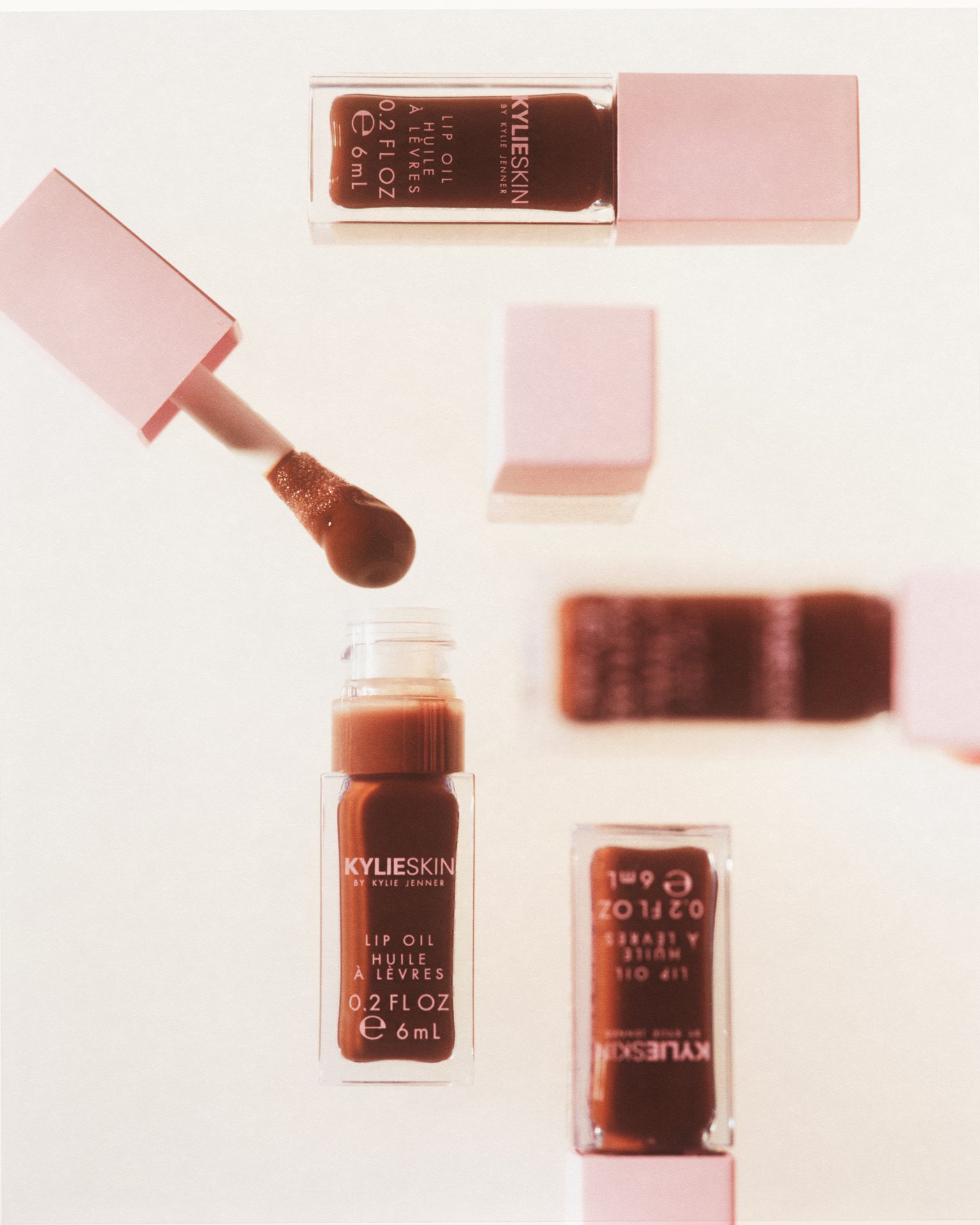 Kylie Cosmetics Lip Oil Desert — Beauty Products Still Life by Di Chen Chen
