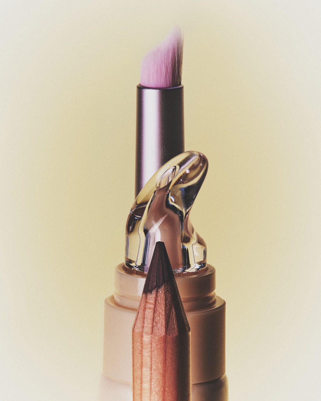 Kylie Cosmetics - Butter Cake Lip Butter Lip Liner and Lip Brush — Beauty Still Life Photography by Di Chen Chen
